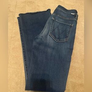 MOTHER Dark Blue flare jeans